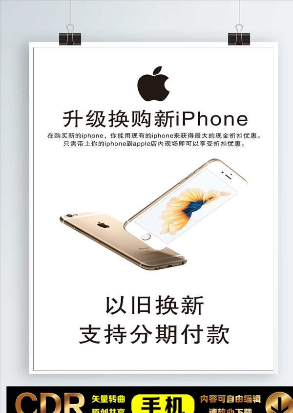 iPhone苹果手机海报