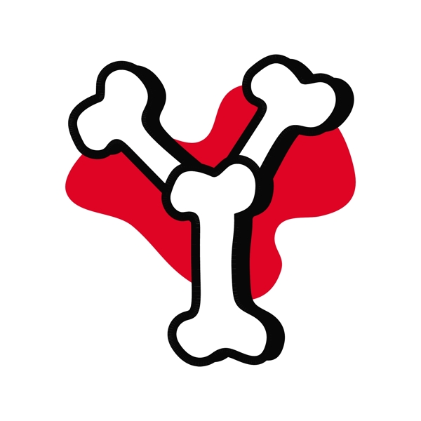 萬(wàn)圣節(jié)文本Y從骨頭