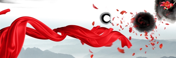 飄帶中國(guó)風(fēng)