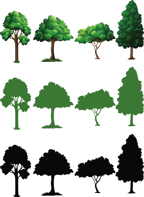 矢量树图片
