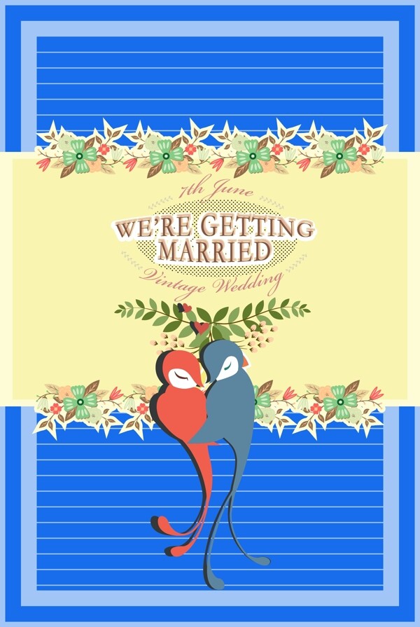 婚庆宣传海报背景模板下载