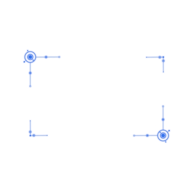未来科技太空边框素材元素
