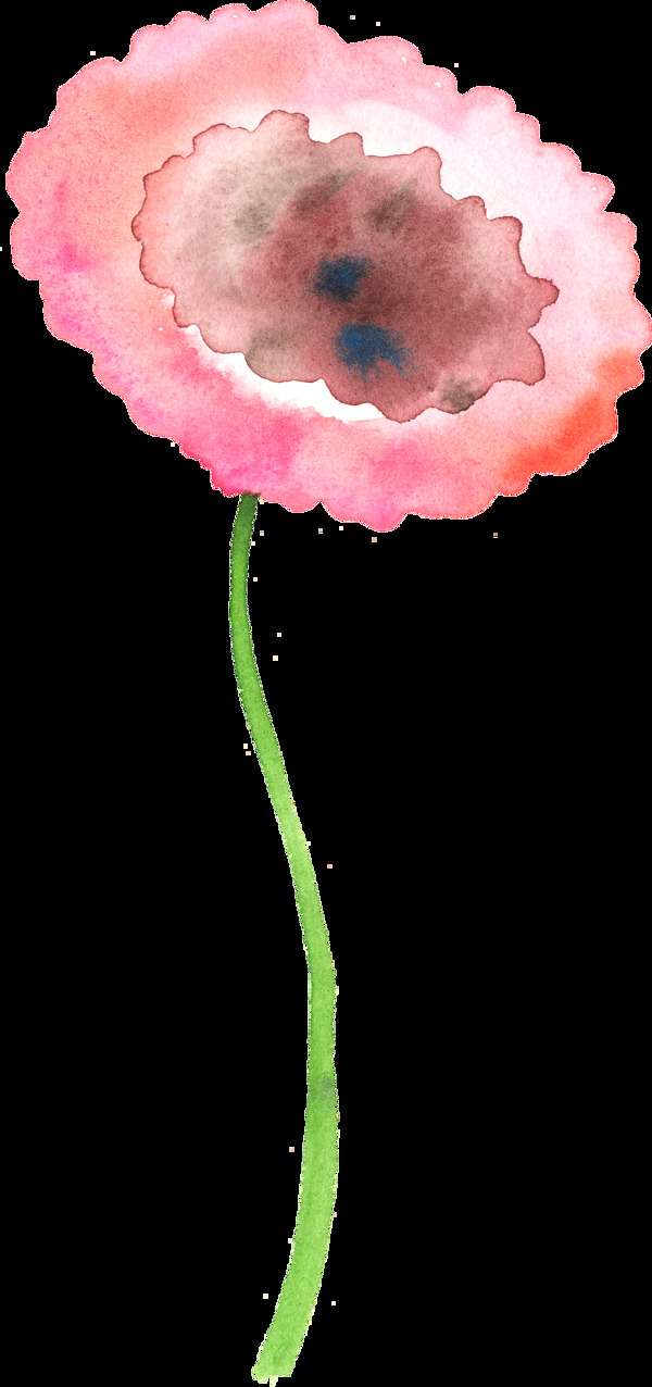 水彩花卉素材