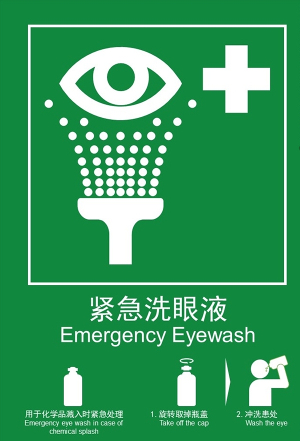 紧急洗眼液标识