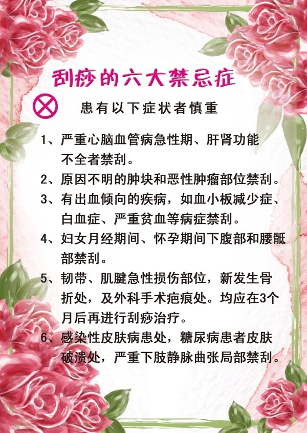 刮痧PS圖片