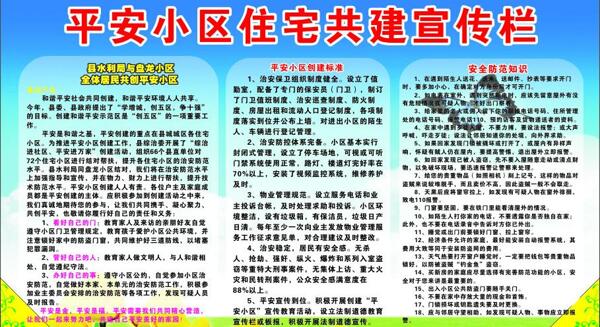 小區(qū)宣傳欄圖片