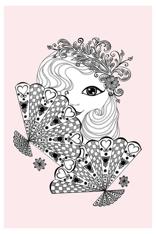 位圖插畫時尚插畫人物插畫插畫師免費素材