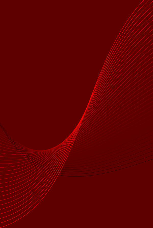 红色渐变线条高端简约背景素材