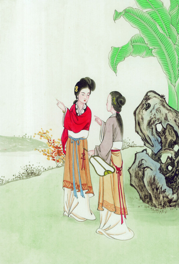 中華藝術(shù)繪畫古畫繪畫仙女神仙嫦娥貂蟬西施中國古代繪畫