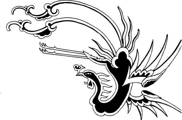 清代吉祥圖案鳳凰圖片