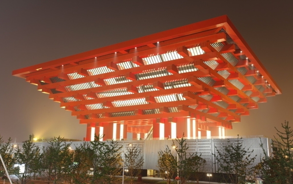 上海世博中国馆夜景照片图片