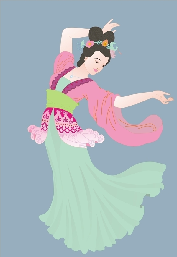 古代美女跳舞