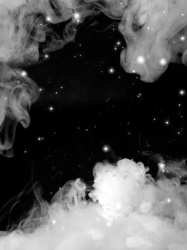 夢幻簡約白色不規(guī)則煙霧背景