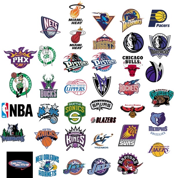 NBA各類標(biāo)志籃球運(yùn)動圖片