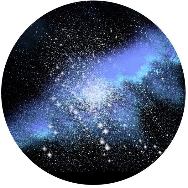 原创细腻写实宇宙星空星云元素繁星点点4