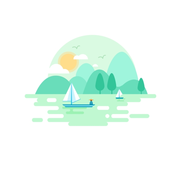 風(fēng)景插畫