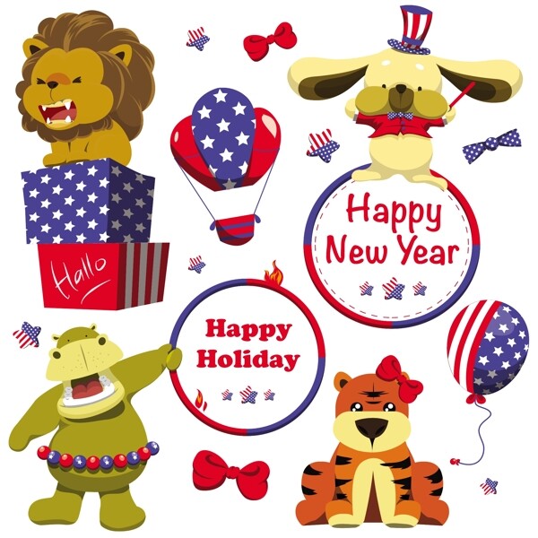 新年设计元素