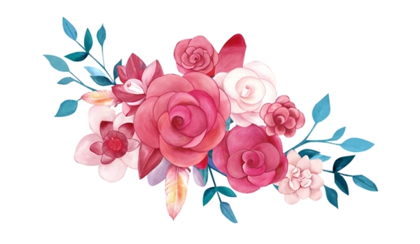 插畫花卉