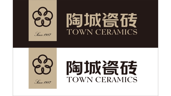 陶城瓷砖新标志logo图片