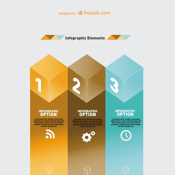 現(xiàn)代幾何infography模板