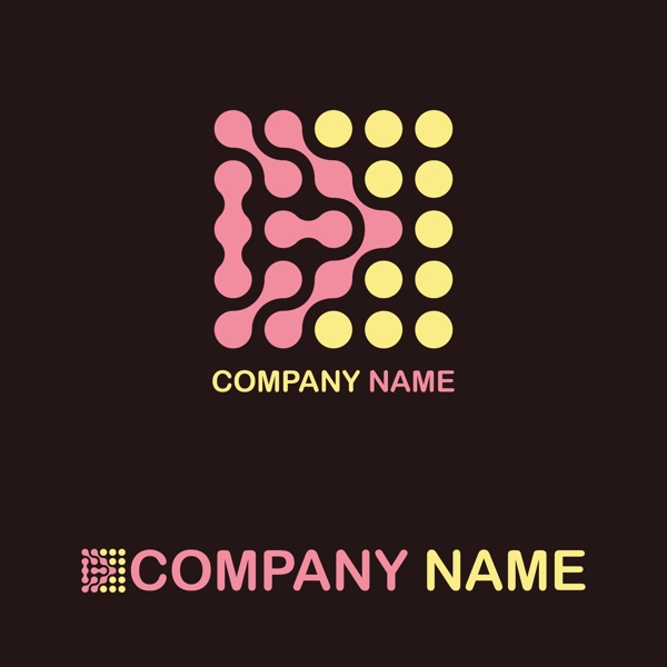 彩色logo模板