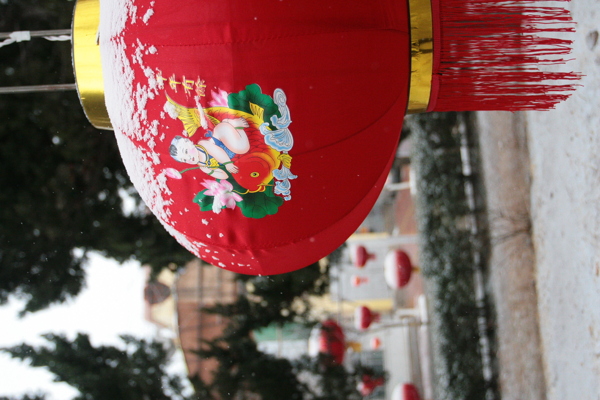 元宵節(jié)雪景