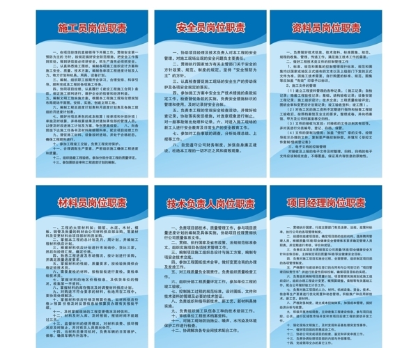 工地制度牌