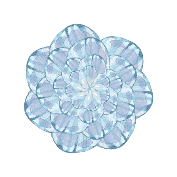 簡(jiǎn)約創(chuàng)意水彩花裝飾圖案