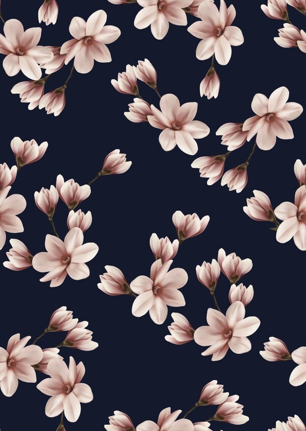 手繪花