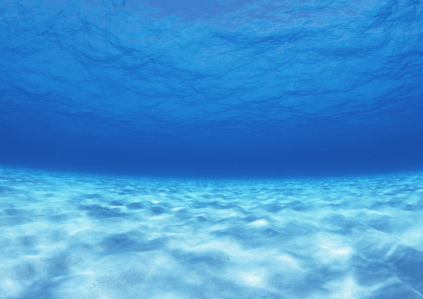 蓝色海底海洋背景