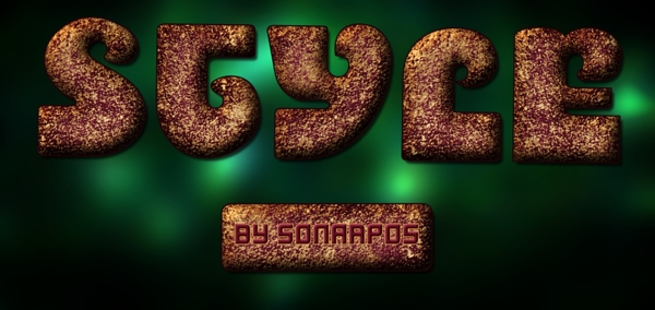 3d文字ps樣式圖片