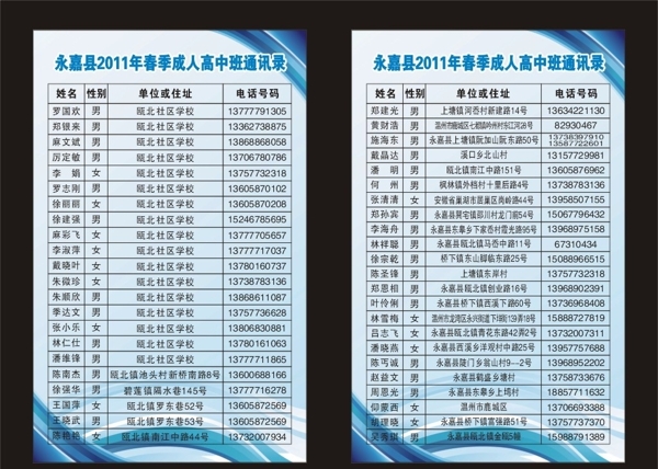 通訊錄圖片