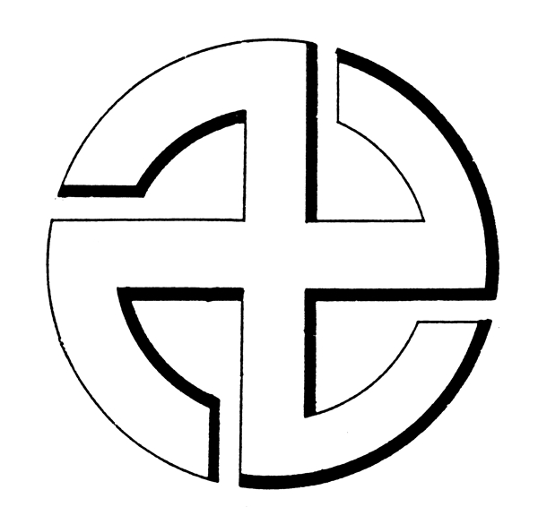 圓形萬字紋路