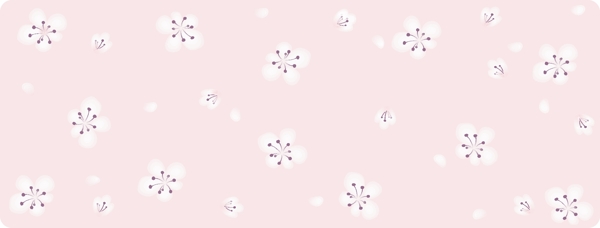 淡白花束矢量素材