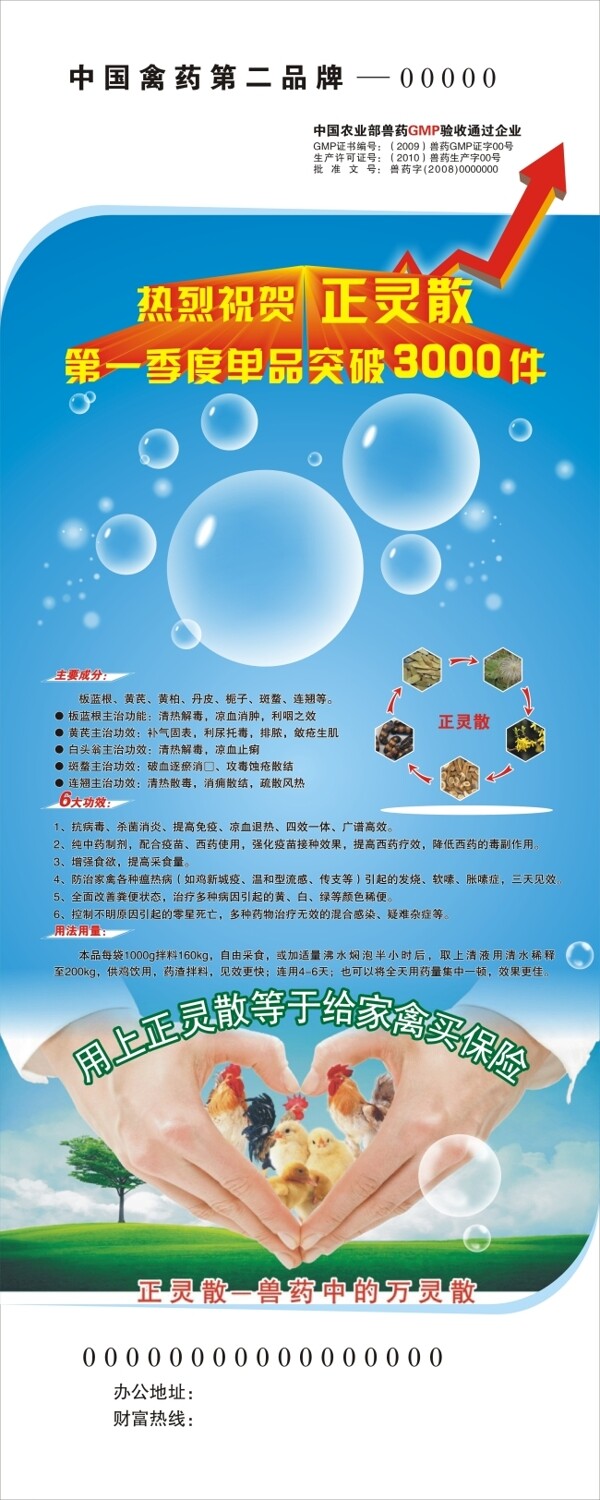 獸藥易拉寶