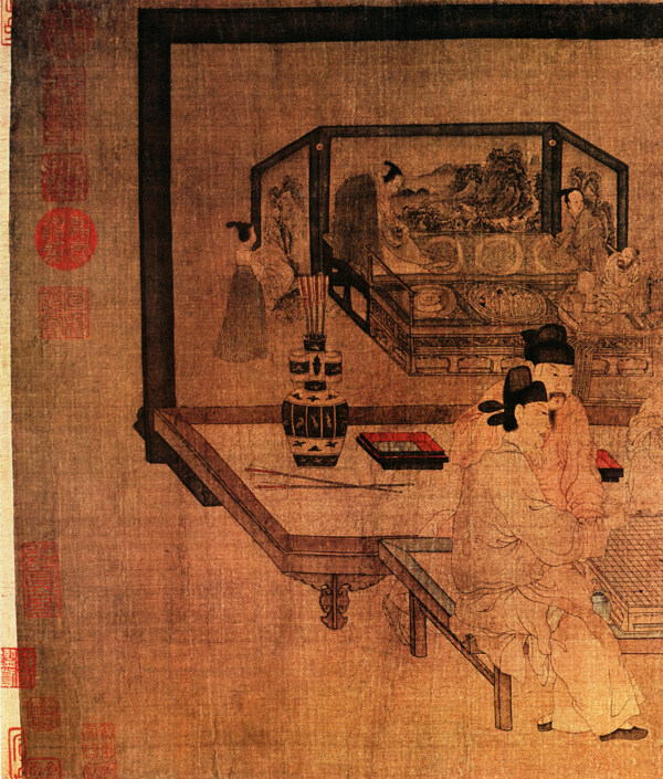 古代人物宮廷人物人物壁畫(huà)中國(guó)文化人物畫(huà)像中國(guó)風(fēng)中華藝術(shù)繪畫(huà)