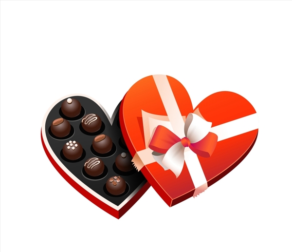 心形巧克力盒
