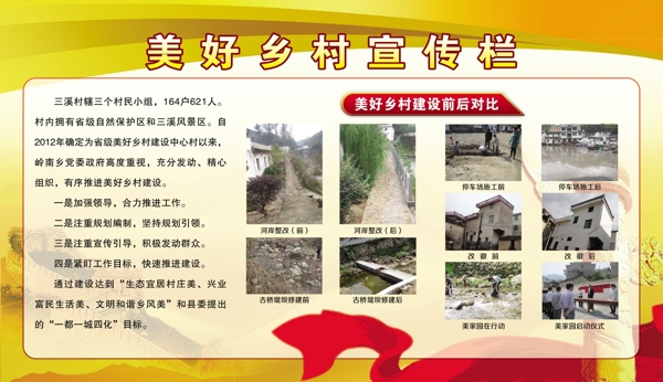 美好鄉(xiāng)村建設(shè)展板圖片