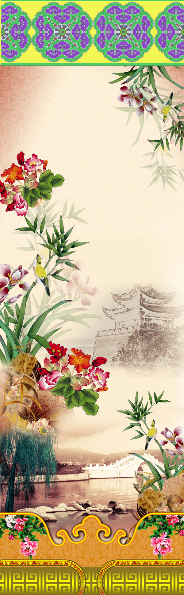 工筆畫鳥西湖畔定位