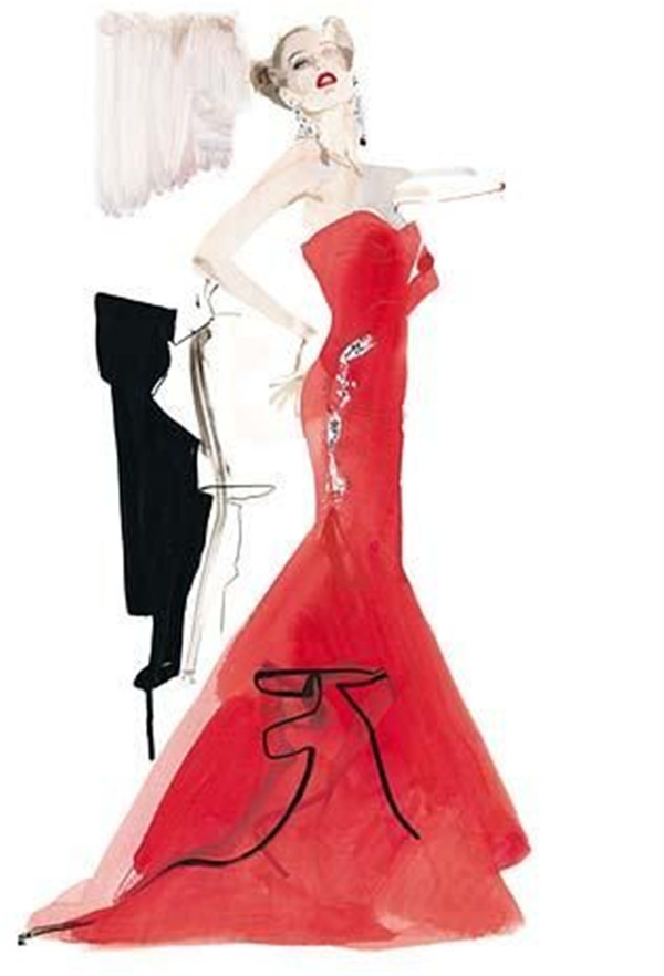 服裝設(shè)計(jì)手繪效果圖