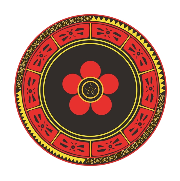 少數(shù)民族裝飾圖案