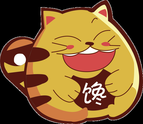 饞貓logo卡通動(dòng)物