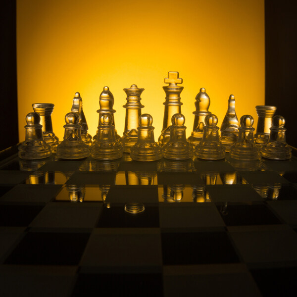 水晶国际象棋图片