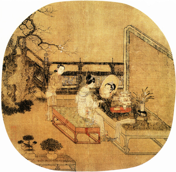 古代人物宮廷人物人物壁畫中國文化人物畫像中國風(fēng)中華藝術(shù)繪畫