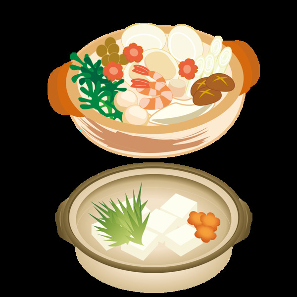 砂锅套餐素材图片