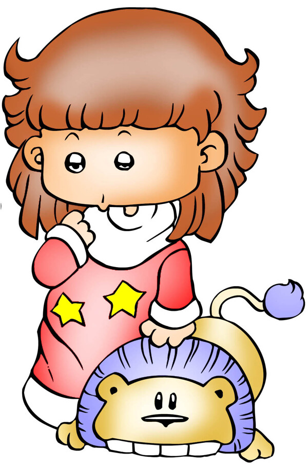 獅子座星座插圖0081