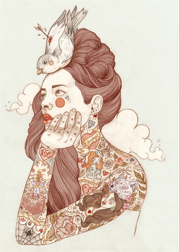 花紋女裝設(shè)計圖