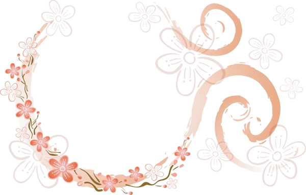 插畫花朵
