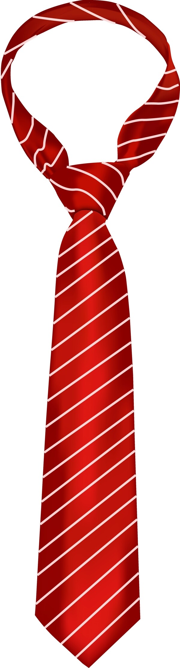 红色的领带