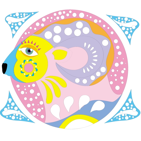 印花矢量圖時(shí)尚休閑女裝T恤圖案星座白羊座免費(fèi)素材